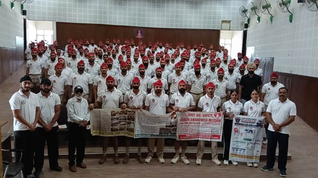Practical training on First Aid and CPR given to newly recruited jail personnel at Punjab Jail Training School Patiala